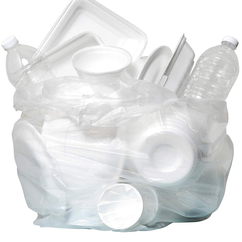 Aluf Plastics أكياس قمامة Aluf Plastics SCR-243306C بسعة 12-16 جالون - (عبوة تجارية 1000) - قيمة سلسلة تخفيض المصدر عالية الكثافة 6 ميكرون (مكافئ) - مخصصة للمكتب والحمام والورق والستايروفوم - Image 4
